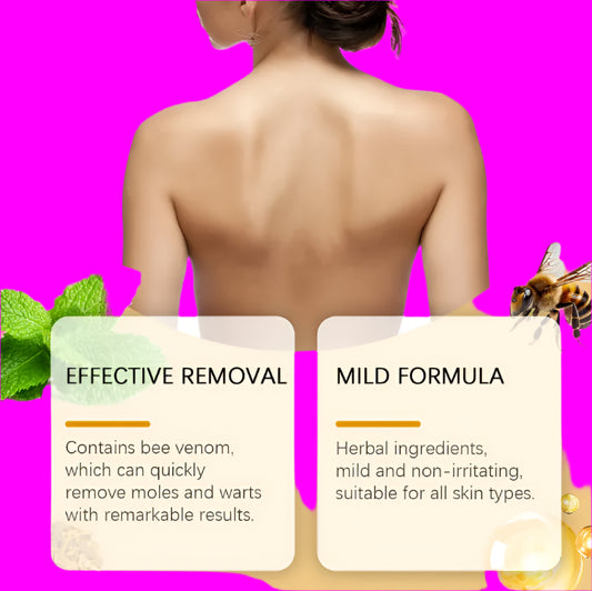 Bee Venom which can quickly remove Moles and Warts with remarkable results